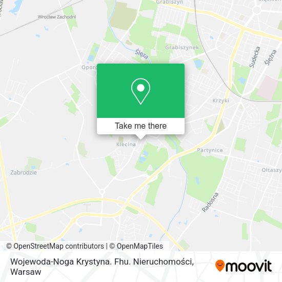 Wojewoda-Noga Krystyna. Fhu. Nieruchomości map