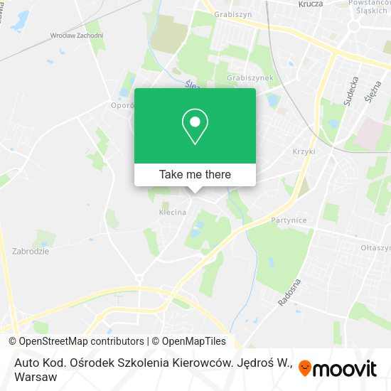 Auto Kod. Ośrodek Szkolenia Kierowców. Jędroś W. map