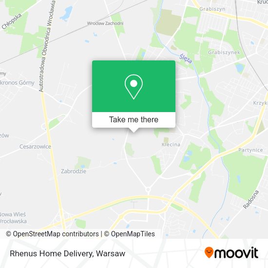 Rhenus Home Delivery map