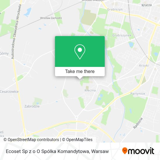 Ecoset Sp z o O Spólka Komandytowa map