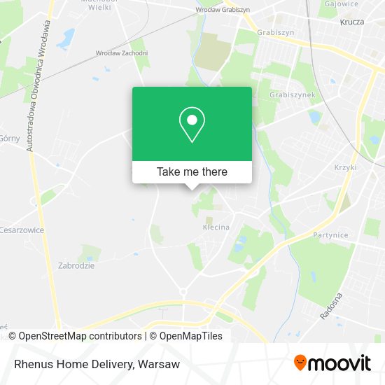 Rhenus Home Delivery map