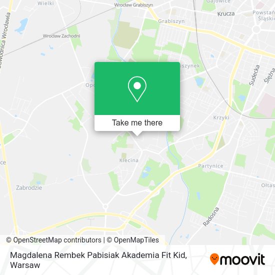 Magdalena Rembek Pabisiak Akademia Fit Kid map