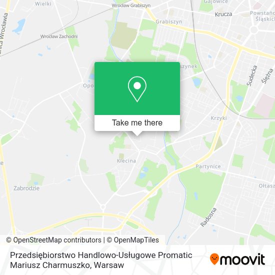 Przedsiębiorstwo Handlowo-Usługowe Promatic Mariusz Charmuszko map