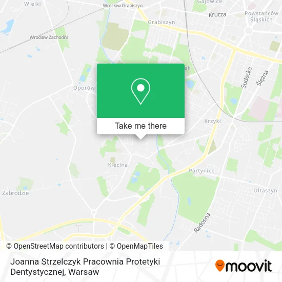 Карта Joanna Strzelczyk Pracownia Protetyki Dentystycznej