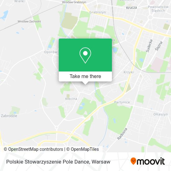 Polskie Stowarzyszenie Pole Dance map