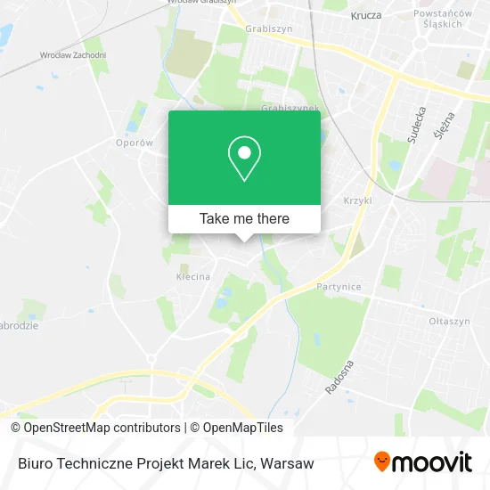 Biuro Techniczne Projekt Marek Lic map