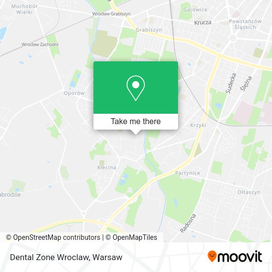 Dental Zone Wroclaw map