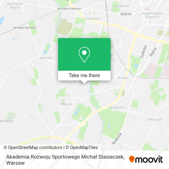 Akademia Rozwoju Sportowego Michał Stasiaczek map