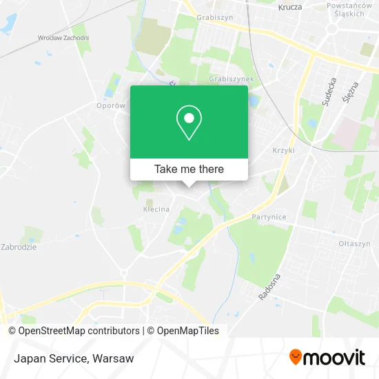 Карта Japan Service