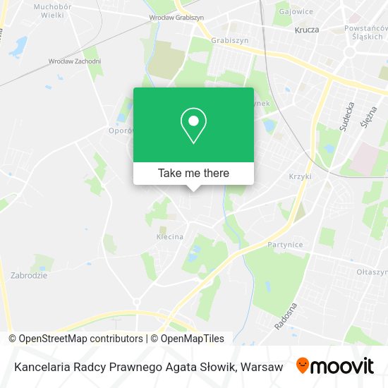 Kancelaria Radcy Prawnego Agata Słowik map