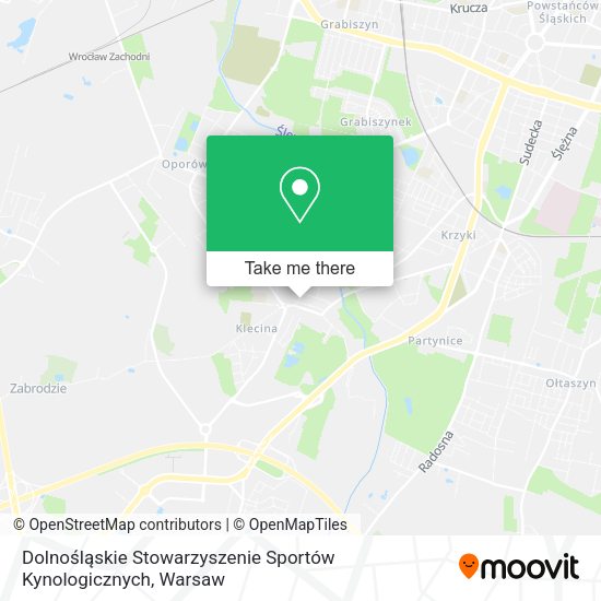 Dolnośląskie Stowarzyszenie Sportów Kynologicznych map