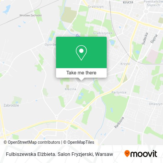 Карта Fulbiszewska Elżbieta. Salon Fryzjerski