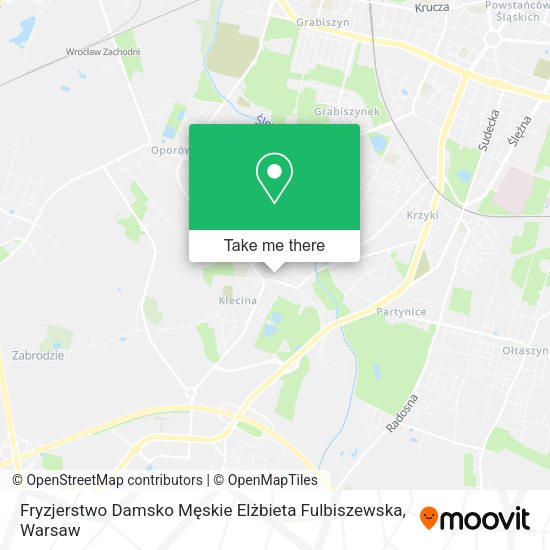 Fryzjerstwo Damsko Męskie Elżbieta Fulbiszewska map