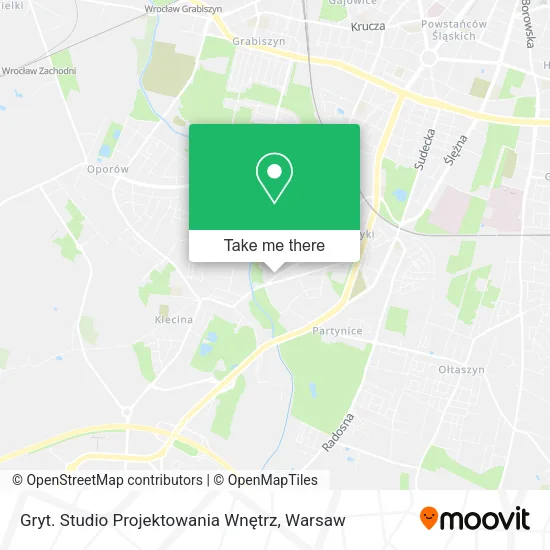 Карта Gryt. Studio Projektowania Wnętrz