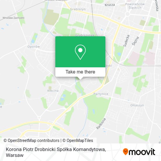 Korona Piotr Drobnicki Spółka Komandytowa map