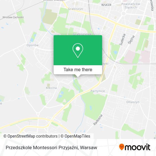 Przedszkole Montessori Przyjaźni map