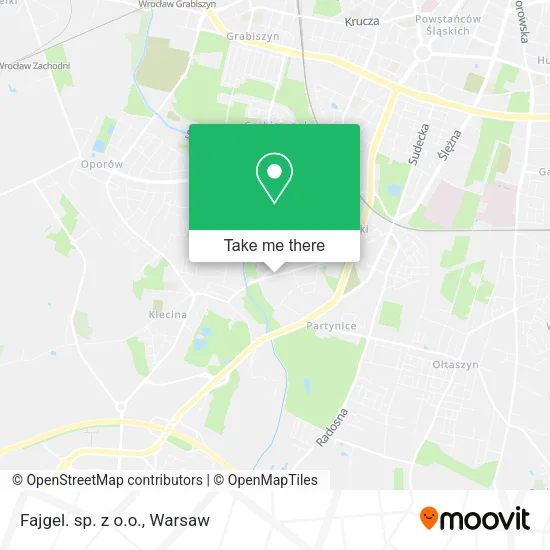 Карта Fajgel. sp. z o.o.
