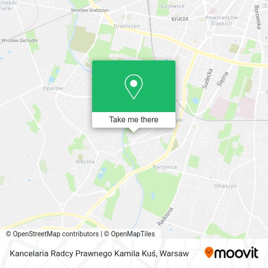 Kancelaria Radcy Prawnego Kamila Kuś map