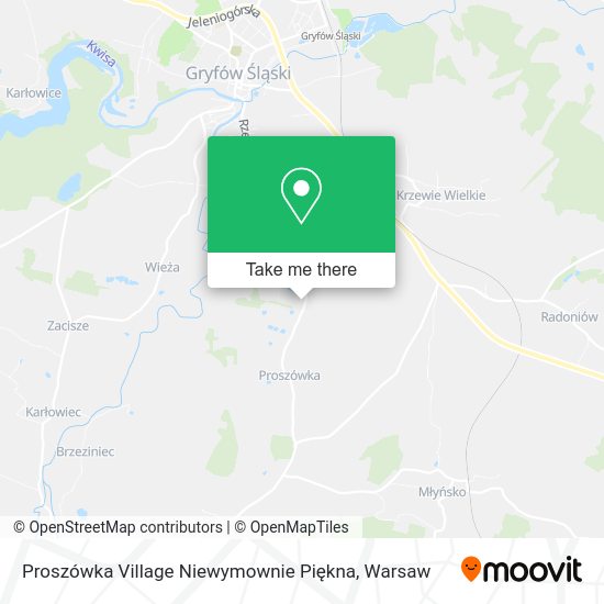 Proszówka Village Niewymownie Piękna map