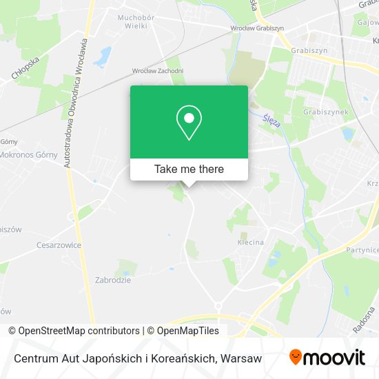 Centrum Aut Japońskich i Koreańskich map