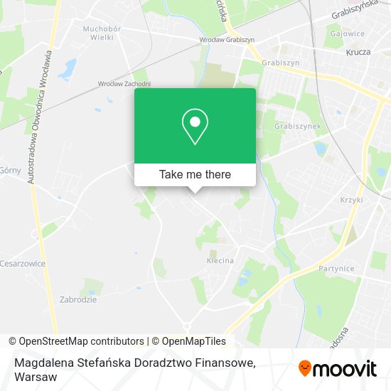 Magdalena Stefańska Doradztwo Finansowe map