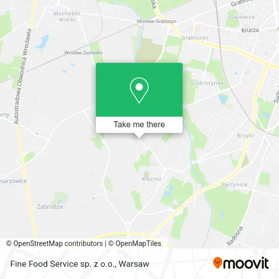 Карта Fine Food Service sp. z o.o.