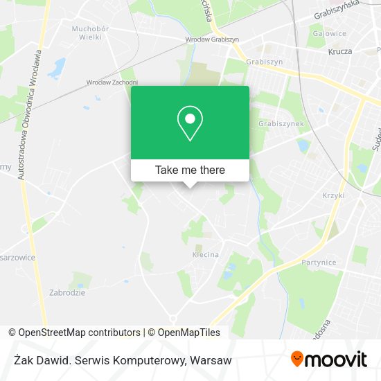 Żak Dawid. Serwis Komputerowy map