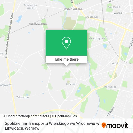 Spoldzielnia Transportu Wiejskiego we Wroclawiu w Likwidacji map