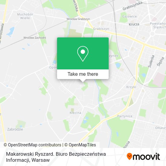 Makarowski Ryszard. Biuro Bezpieczeństwa Informacji map