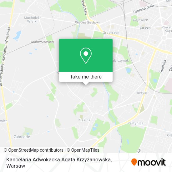 Kancelaria Adwokacka Agata Krzyżanowska map