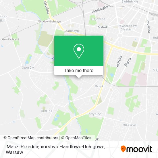 'Macz' Przedsiębiorstwo Handlowo-Usługowe map