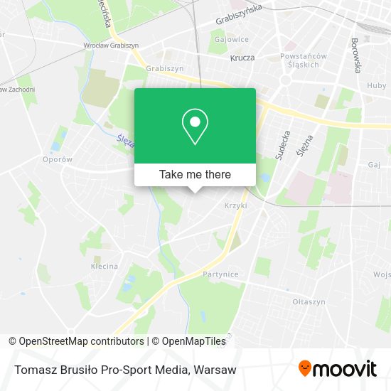 Tomasz Brusiło Pro-Sport Media map