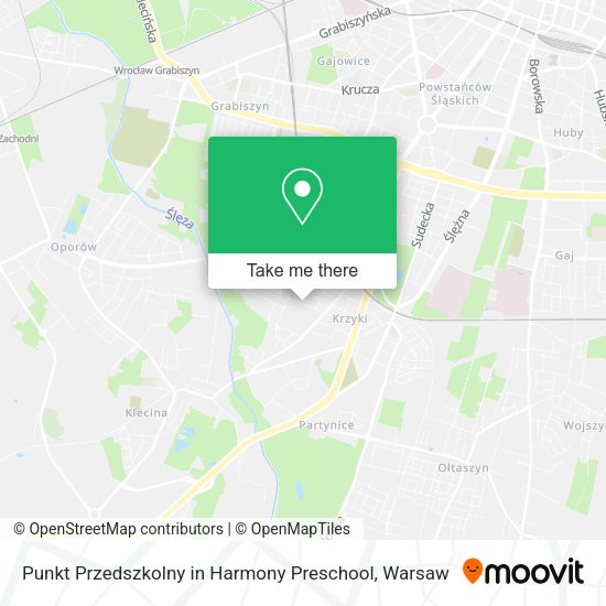 Punkt Przedszkolny in Harmony Preschool map