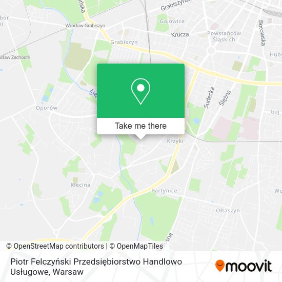 Piotr Felczyński Przedsiębiorstwo Handlowo Usługowe map