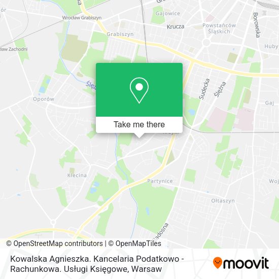 Kowalska Agnieszka. Kancelaria Podatkowo - Rachunkowa. Usługi Księgowe map