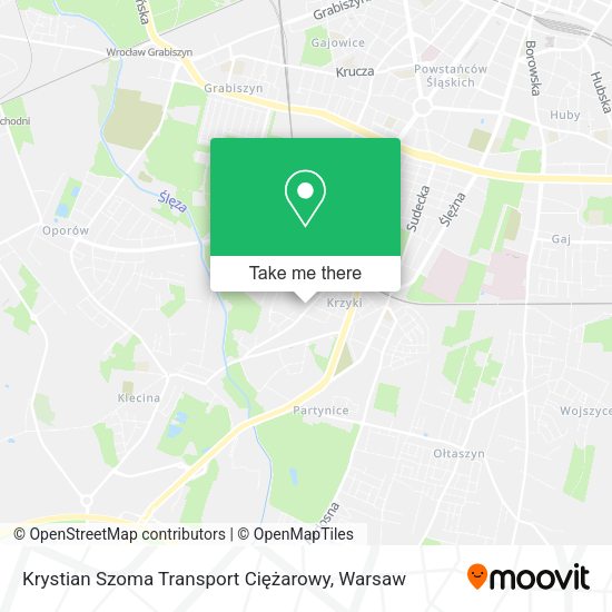 Карта Krystian Szoma Transport Ciężarowy