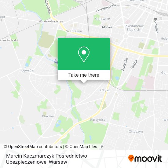 Marcin Kaczmarczyk Pośrednictwo Ubezpieczeniowe map