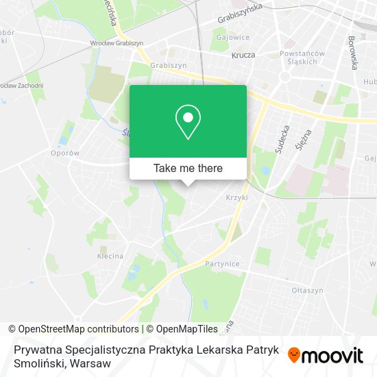 Prywatna Specjalistyczna Praktyka Lekarska Patryk Smoliński map