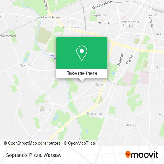 Soprano's Pizza map