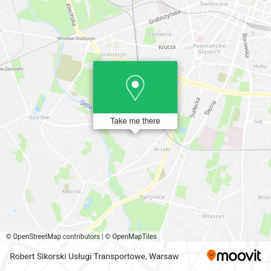 Robert Sikorski Usługi Transportowe map