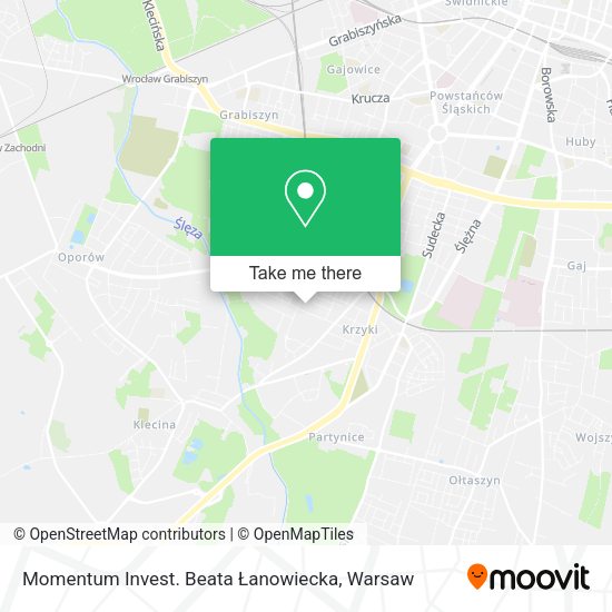 Momentum Invest. Beata Łanowiecka map