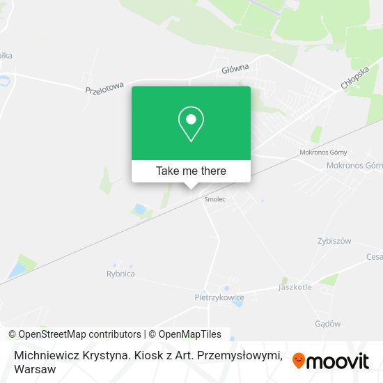 Michniewicz Krystyna. Kiosk z Art. Przemysłowymi map