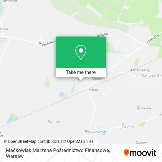 Maćkowiak Marzena Pośrednictwo Finansowe map