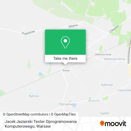 Карта Jacek Jezierski Tester Oprogramowania Komputerowego