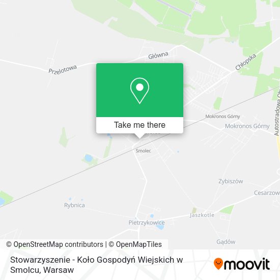 Stowarzyszenie - Koło Gospodyń Wiejskich w Smolcu map