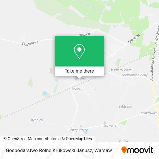 Gospodarstwo Rolne Krukowski Janusz map