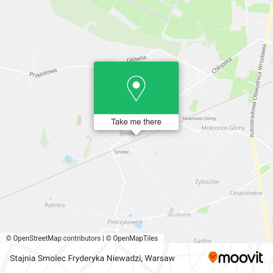 Stajnia Smolec Fryderyka Niewadzi map