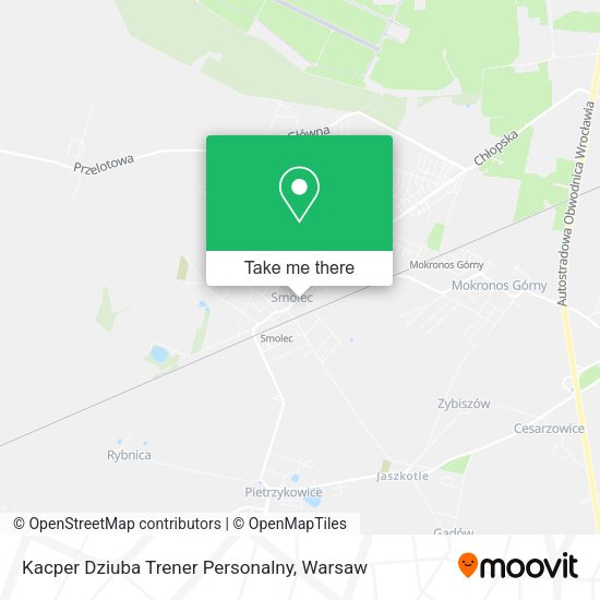 Kacper Dziuba Trener Personalny map