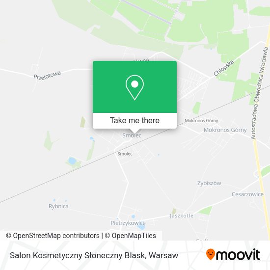 Salon Kosmetyczny Słoneczny Blask map