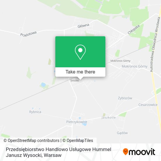 Przedsiębiorstwo Handlowo Usługowe Hummel Janusz Wysocki map